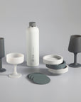 smoke + storm | driss | insulated stainless steel water bottle - porter green | style + sustainability