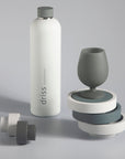 smoke + storm | driss | insulated stainless steel water bottle - porter green | style + sustainability