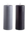 smoke + storm | escc small pillar candle | soy - blend unscented candles - porter green | style + sustainability