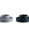 Smoke + Storm | Flipp large | Silicone Unbreakable Candle Holder Set - porter green | style + sustainability