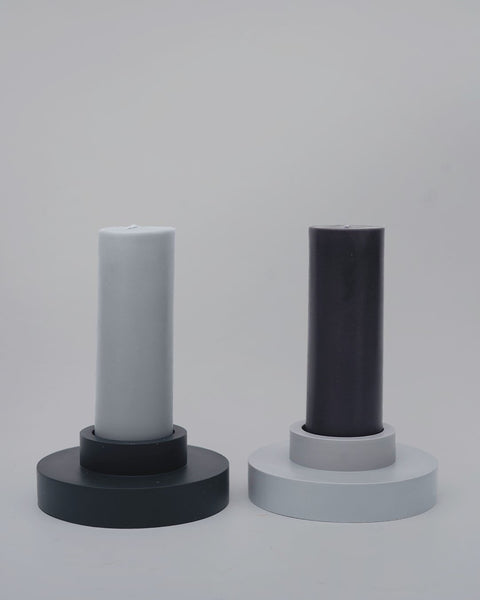 Smoke + Storm | Flipp Lrg | Silicone Unbreakable Candle Holder Set - porter green | style + sustainability