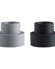 Smoke + Storm | Flipp small | Silicone Unbreakable Candle Holder Set - porter green | style + sustainability