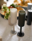 smoke + storm | seff | silicone unbreakable champagne flute - porter green | style + sustainability