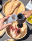 smoke + storm | seff | silicone unbreakable champagne flute - porter green | style + sustainability