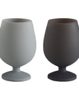 smoke + storm | stemm | silicone unbreakable wine glasses - porter green | style + sustainability