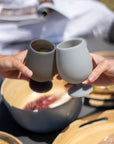 smoke + storm | stemm | silicone unbreakable wine glasses - porter green | style + sustainability