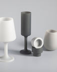 smoke + storm | swepp | silicone unbreakable wine glasses - porter green | style + sustainability