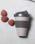 smoke + storm | urbb | biodegradable bamboo coffee cup - porter green | style + sustainability