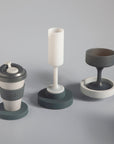 smoke + storm | urbb | biodegradable bamboo coffee cup - porter green | style + sustainability