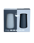 smoke + storm | stegg | silicone unbreakable highball glasses - porter green | style + sustainability