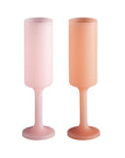 peach + petal | seff | unbreakable silicone champagne flute | porter green, champagne flutes, unbreakable champagne flutes, champagne flute glasses, coloured champagne glasses, champagne flutes australia
