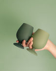 foret | stemm | silicone unbreakable wine glasses - porter green | style + sustainability