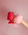 rouge | stemm | silicone unbreakable wine glasses - porter green | style + sustainability