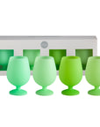 menthe | stemm | silicone unbreakable wine glasses - porter green | style + sustainability
