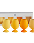 jaune | stemm | silicone unbreakable wine glasses - porter green | style + sustainability