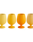 jaune | stemm | silicone unbreakable wine glasses - porter green | style + sustainability