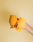 jaune | stemm | silicone unbreakable wine glasses - porter green | style + sustainability