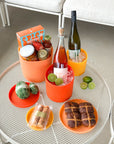 bright orange | swipp 1 | silicone unbreakable pot planter