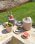 brown | swipp 1 | silicone unbreakable pot planter