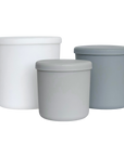 grey | swipp 1 | silicone unbreakable pot planter
