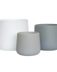 grey | swipp 2 | silicone unbreakable pot planter