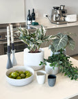 grey | swipp 2 | silicone unbreakable pot planter