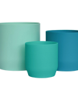 turquoise | swipp 3 | silicone unbreakable pot planter