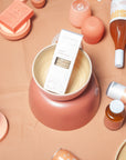 terra + peach | bebb | biodegradable bamboo bowls - porter green | style + sustainability