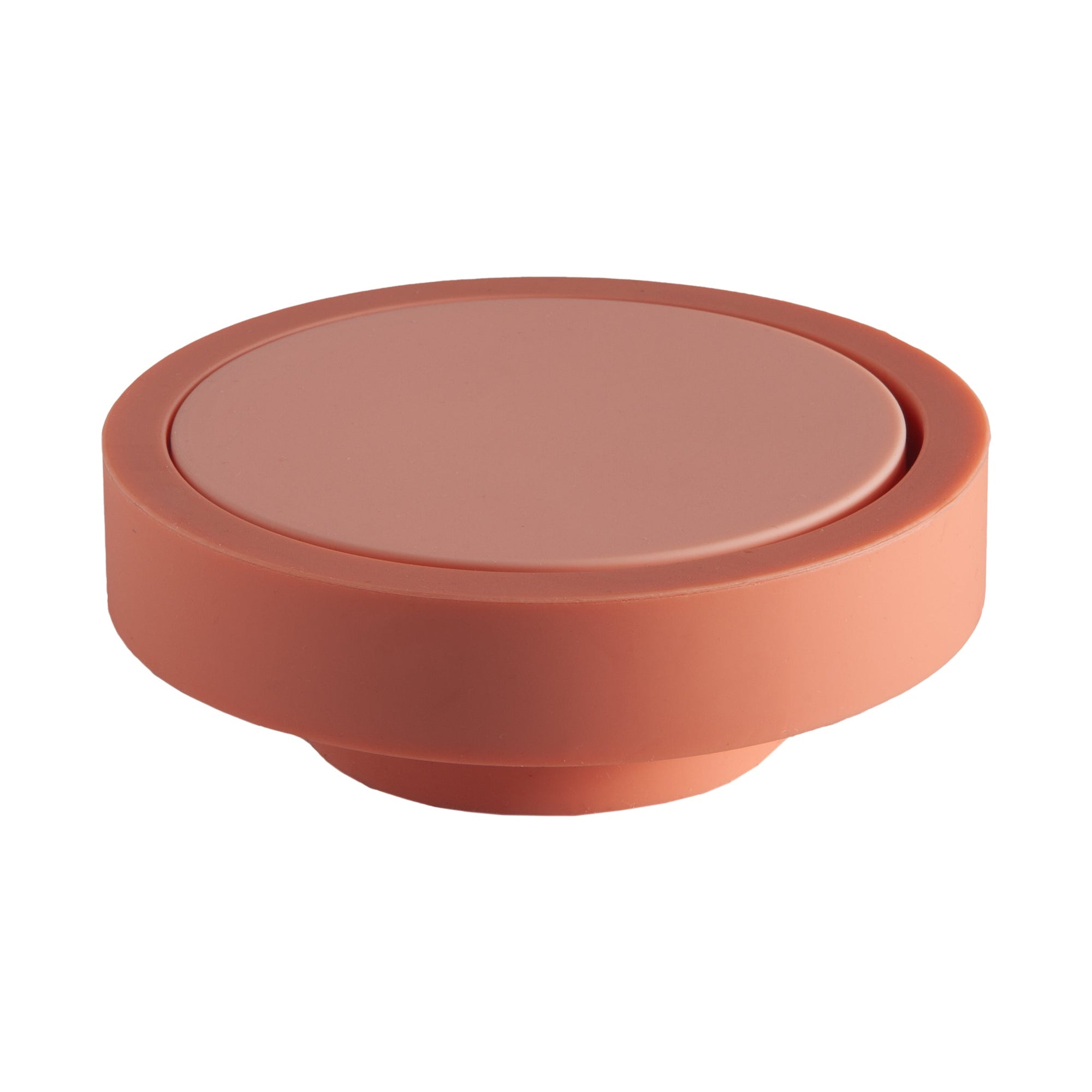 terra + peach | ciss | unbreakable silicone coasters - porter green | style + sustainability