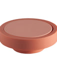 terra + peach | ciss | unbreakable silicone coasters - porter green | style + sustainability