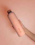 terra + peach | driss | insulated stainless steel water bottle - porter green | style + sustainability