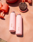 terra + peach | driss | insulated stainless steel water bottle - porter green | style + sustainability