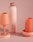 terra + peach | driss | insulated stainless steel water bottle - porter green | style + sustainability