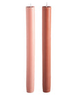 terra + peach | escc dinner candle | soy - blend unscented candles - porter green | style + sustainability