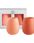 terra + peach | fegg | silicone unbreakable glasses - porter green | style + sustainability