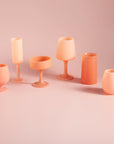 terra + peach | fegg | silicone unbreakable glasses - porter green | style + sustainability