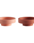 Terra + Peach | Flipp large | Silicone Unbreakable Candle Holder Set - porter green | style + sustainability