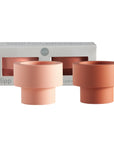 Terra + Peach | Flipp small | Silicone Unbreakable Candle Holder Set - porter green | style + sustainability