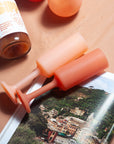 terra + peach | seff | silicone unbreakable champagne flute - porter green | style + sustainability