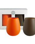 tobacco + turmeric | fegg | silicone unbreakable glasses - porter green | style + sustainability