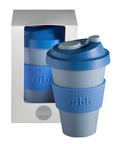 sky + kingfisher | urbb | biodegradable bamboo coffee cup | porter green, biodegradable coffee cups. bamboo coffee cup, reusable coffee cup australia, 12oz coffee cup, leak proof coffee cup