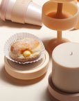 wheat + oat | ciss | unbreakable silicone coasters - porter green | style + sustainability