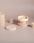 Wheat + Oat | Flipp large | Silicone Unbreakable Candle Holder Set - porter green | style + sustainability