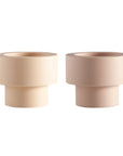 Wheat + Oat | Flipp small | Silicone Unbreakable Candle Holder Set - porter green | style + sustainability