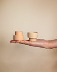 Wheat + Oat | Flipp small | Silicone Unbreakable Candle Holder Set - porter green | style + sustainability