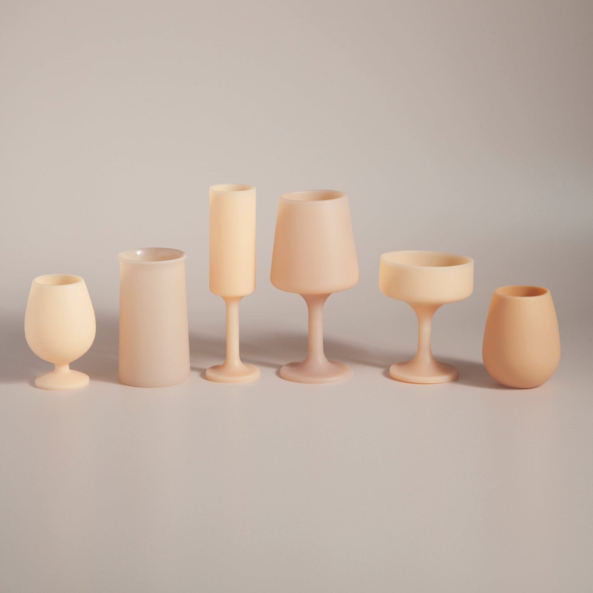 wheat + oat | seff | silicone unbreakable champagne flute - porter green | style + sustainability