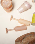 wheat + oat | seff | silicone unbreakable champagne flute - porter green | style + sustainability