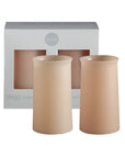 wheat + oat | stegg | silicone unbreakable highball glasses - porter green | style + sustainability