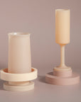 wheat + oat | stegg | silicone unbreakable highball glasses - porter green | style + sustainability