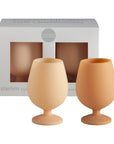wheat + oat | stemm | silicone unbreakable wine glasses - porter green | style + sustainability